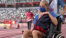 Tokio-2020: Rusiyalı idmançı stadionu əlil arabasında tərk edib