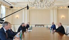Prezident İlham Əliyev Rusiya Dövlət Dumasının Sədrini qəbul edib