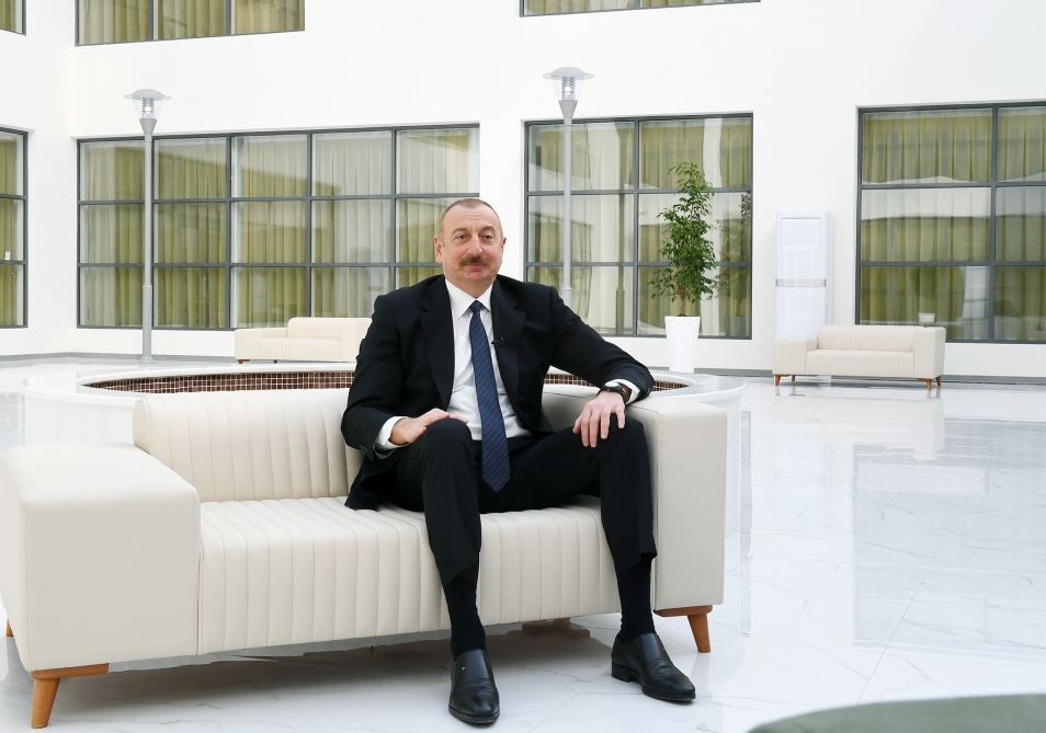 Prezident İlham Əliyev Azərbaycan Televiziyasına müsahibə verib